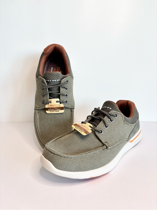 Skechers Relaxed Fit Elent-Mosen Boat Shoes Air Cooled Memory Foam Men’s 8.5 main image 4